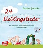 Image de 24 Lieblingslieder, Liederbuch m. Audio-CD: Mit Fingerspielen, Reimen und Bewegungsideen für Krippe