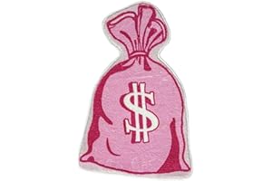 YXRRVING Tappeto con banconota da 100 dollari, tappeto creativo con soldi artistici, accogliente, morbido, per camera da letto, comodino, soggiorno, decorazione per bagno, zerbino assorbente