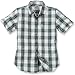 Produktbild Carhartt Slim Fit Plaid kurzarmhemd M Grün/Weiß