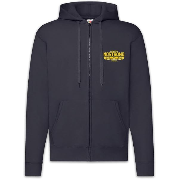 My Icon Art & Clothing USCSS Nostromo 180286 - Felpa con cappuccio Sci