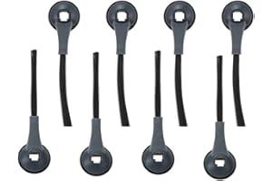 Donkivvy Zestaw 8 szczotek bocznych kompatybilnych z odkurzaczami robotami Shark IQ R101AE RV1001AE R101 RV1000 RV1000