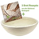 Backspiel Brot-Gärkorb mit Brotrezepte eBook Gärkörbchen rund Korb für Brot und Teig naturbelassene Schale Rattan Brotkorb Brotgärform Peddigrohr natürlich Backspiel Brot-Gärkorb mit Brotrezepte eBook Gärkörbchen rund Korb für Brot und Teig naturbelassene Schale Rattan Brotkorb Brotgärform Peddigrohr natürlich
