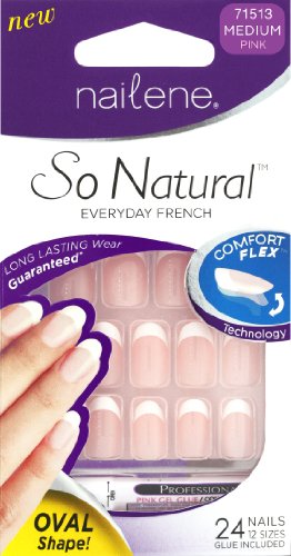 Nailene So Natural Nails Ovals Pink