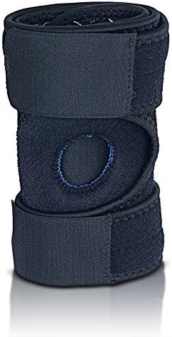 Divinio Knee Support Brace, One-Size Unisex Open-Patella Adjustable Neoprene Sleeve, Best For Running, CrossFit &amp; Other Sports – Prevents Injury &amp; Boosts Performance, &amp; Recovery