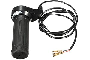 Alamor 24V 36V 48V Twist Throttle Grip 7/8 Tum Styrhandtag 3 Tråd Gitarr Scootar Cykel