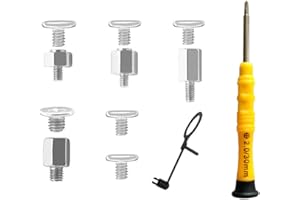 Ieron M2 Kit de Tornillos para Placa Base SSD Tornillos de Montaje con Destornillador de Montaje Compatible con Placas Base ASUS MSI Gigabyte