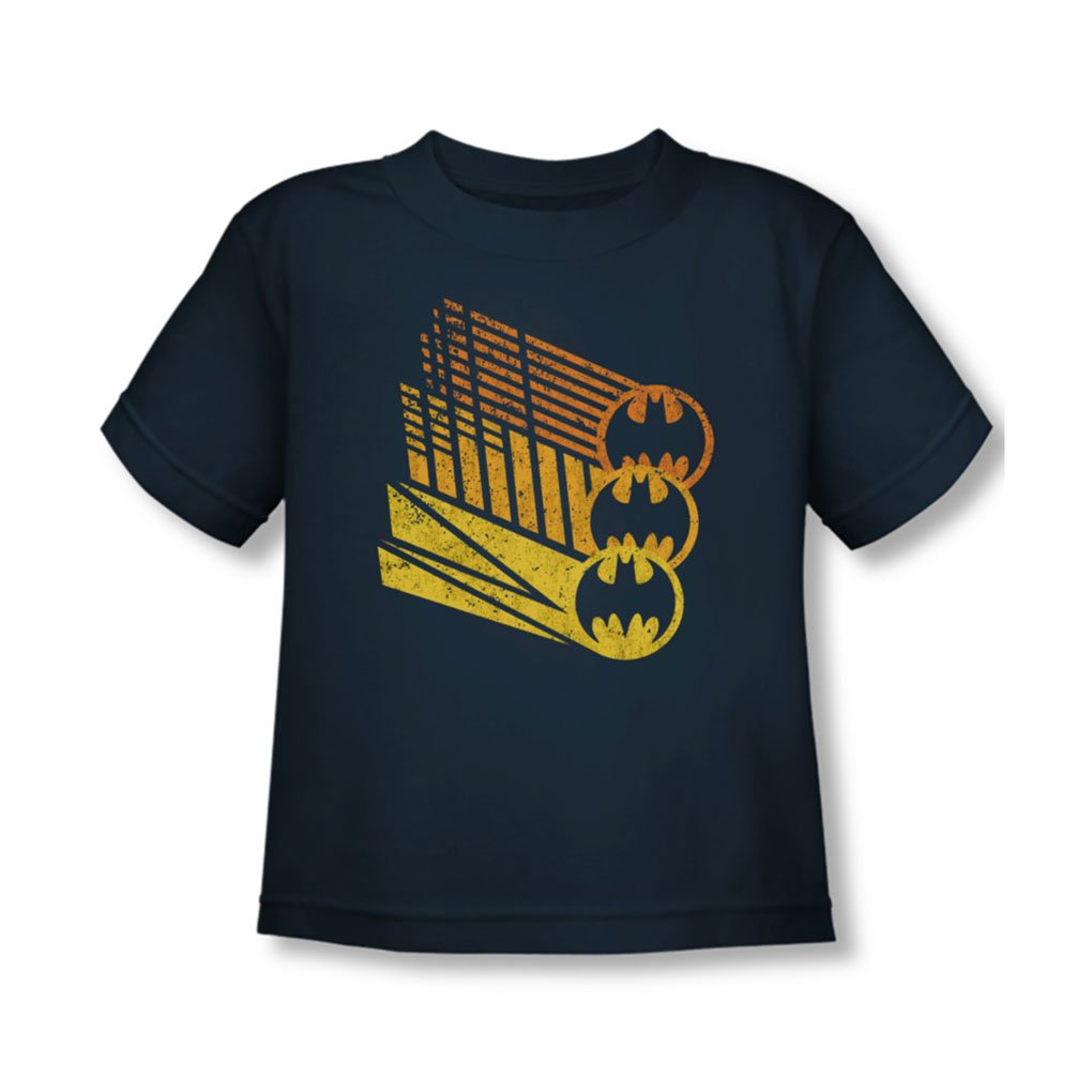 Batman-Kleinkind-Bat-Signal-Shapes-T-Shirt-In-Navy-4T-Navy
