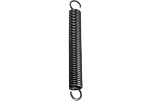 DTGN 2.5x18x150mm(WxODxL) Extension Spring - 1Pack - Good for Home Repair Machinery - Manganese Steel Extended Compressed Spring - Black