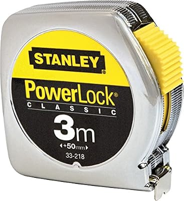 Stanley 1-33-218 Mesure 3 m x 12,7 mm en métal Powerlock Classic