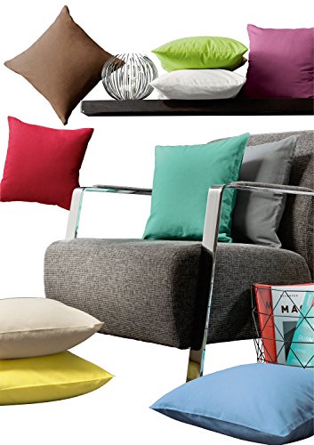REDBEST Kissenhülle aqua Größe 40×40 cm - 2