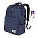 Price comparison product image Laptop Backpack-Beyle Slim Anti-Theft Travel Laptop Backpacks for Men Women with USB Charging Port School Computer Book Bag for College Travel Backpack Fits 17 Inch and Notebook, Blue