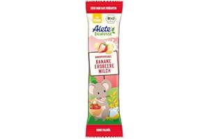 ‎ALETE Alete Knusperriegel Erdbeere Milch, Perfekt als Snack für Zwischendurch, ohne Palmöl & Aromastoffe, ab 3 Jahren, 1er Pack (1 x 25g)