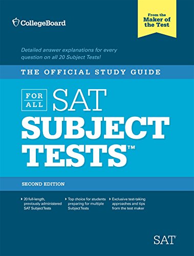 The Official Study Guide for All SAT Subject Tests livre