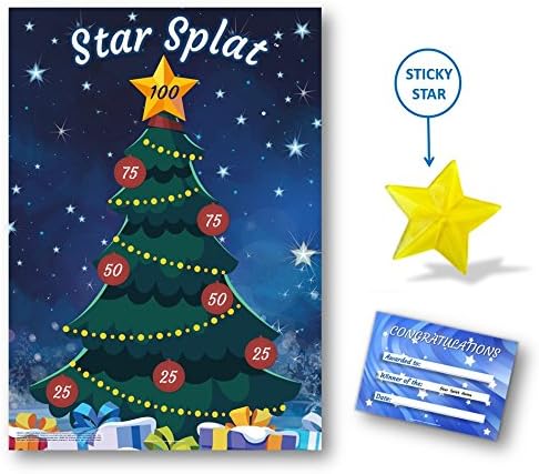 Christmas Family Game .•:*¨ STAR SPLAT ¨*:•. Family, Kids, Children, Office Xmas Party Game