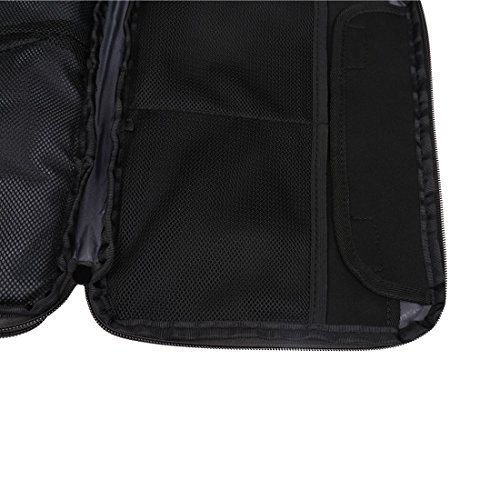 BUBM Elektronische Tasche für Reise mit Doppelschicht behilfliches Werkzeug für Handy, iPad und Tablet (bis 10,1 Zoll) mit Griff, Groß, Schwarz - 9