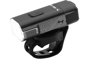 Moon Light the Way You Ride On Rigel Lite 500 Lumens IPX7 Rechargeable Handlebar Mounted Front Cycle Light, Built-in Battery, Max Runtime 41 Hours, Black