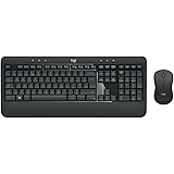 Logitech MK540 Advanced Combo Tastiera e Mouse Wireless per Windows, Layout Tedesco QWERTZ - Nero
