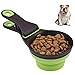 Produktbild petacc Multifunktionale Pet Speisen Löffel Messen Pet Löffel glatt Messbecher mit Clip, 237 ml Fassungsvermögen, grün