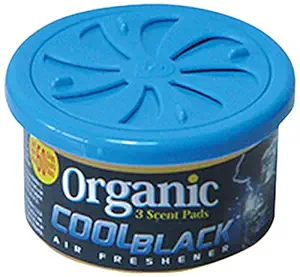 L&D Organic Can Cool Black Car Air Freshener (38 g)