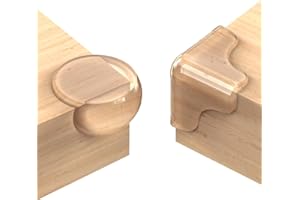 12PCS Coin de Table Protection Bebe, E-PROUSE Protection Coin de Table Transparent - Forte Adhérence - Securite Enfant Protection Angle Meuble