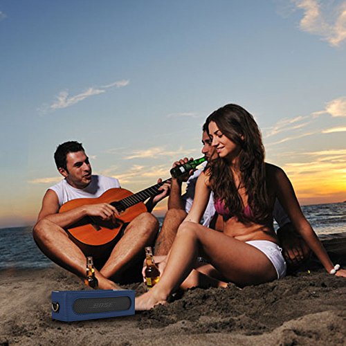 Fintie Bose SoundLink Mini / Mini II Bluetooth Speaker Hülle Abdeckung – Hochwertiges Kunstleder Schutzhülle Tasche Case mit Abnehmbarem Band für Bose SoundlLink Mini 1 / 2 Bluetooth Wireless Speaker, Marineblau - 3