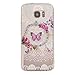 Produktbild Ultra Slim Dünn Silikon TPU Transparent für Samsung Galaxy S7 Edge Hülle , Niedliche Cartoon Malerei,Premium Handy Tasche Schutz Hülle Case Cover Etui Strass Schutz schutzhülle Bumper Schale Silicone für Samsung Galaxy S7 Edge + Staubstecker (5)