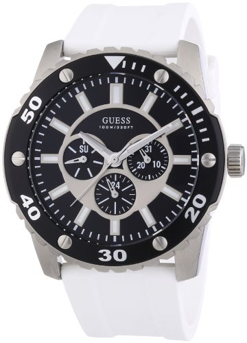 Guess Herren-Armbanduhr XL WEB Analog Quarz Kautschuk W10616G2 Guess Herren-Armbanduhr XL WEB Analog Quarz Kautschuk W10616G2