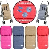 Fußsack / Sommerfußsack (Mit KLIMA GUARD - TECHNOLOGIE) für Kinderwagen / Buggy / Jogger Kinder