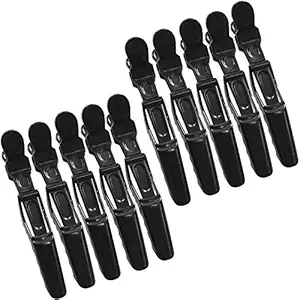 Tony and Guy Red Square Crocodile Hair Clips Multicolor (Set of 12)