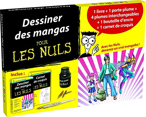 Télécharger Coffret Dessiner des mangas pour les Nuls Gratuit