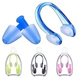 4 Packung Swimming Nase Clip Nasenklammer und Ohrstöpsel...