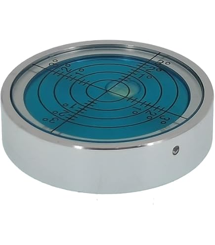 60 Mm Bullseye-Wasserwaage Mit Magnet – Horizontale Blasenlibelle In Aluminiumgehäuse | Für Präzise Nivellierung
