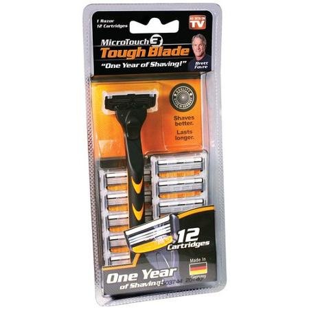 Micro Touch 3 Tough Blade As Seen on TV for 1 Year of Shaving