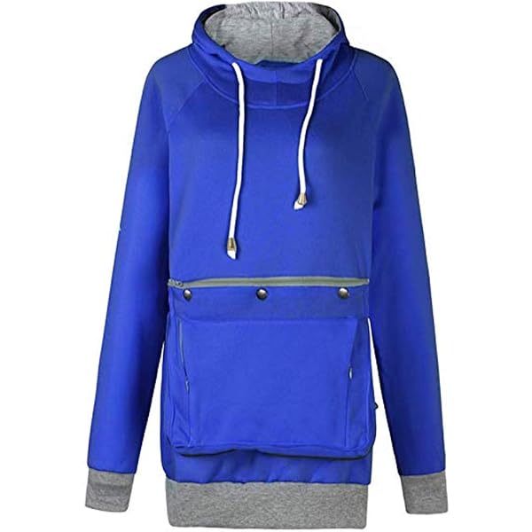 Damen-Kapuzenpullover Mit Großen Taschen, Fleece-g Produktbild-Vorschau 8