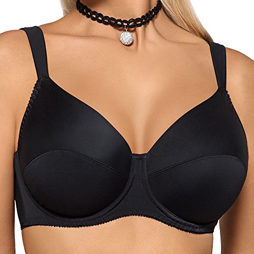 Gaia 075 Maddalena soutien-gorge non-rembourré, 90D, noir