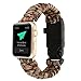 Produktbild YOUMI Für Apple Watch Serie 1/2 42mm, 2017 Neue High Strength Nylon Seil Armband Uhr Ersatz Strap Band mit Kompass (Camouflage brown)