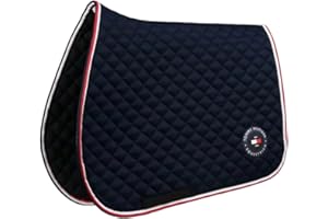 ‎TOMMY HILFIGER Tommy Hilfiger Equestrian Global Waffle Schabracke Desert Sky, Größe:Vielseitigkeit, Farbe:Night Sky