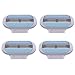 Generic 4 Pcs Women Skin Shave Razor Blade Refills Replacement for Body Hair Trimmer
