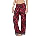 Gorgeous Dd+ Womens Red Rose Pyjama Bottoms 10