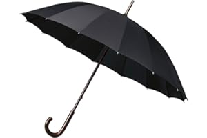 Impliva Falcone Ombrello Classico, 105 cm, Nero (Schwarz)