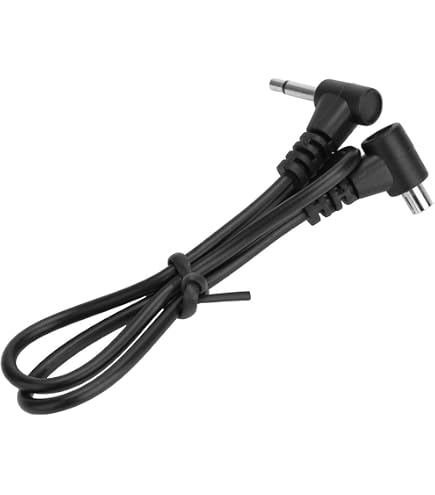 Câble Synchro PC 3.5mm Vhbw Pour Canon Speedlite 580EX II - Flash Studio & Déclencheur Radio, Spiralé 35-136 Cm