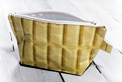Preisvergleich Produktbild Paprcuts Kosmetiktasche, Federmappe - Schokolade: Schicke Knittertasche - federleicht, reißfest, wasserfest, recyclebar