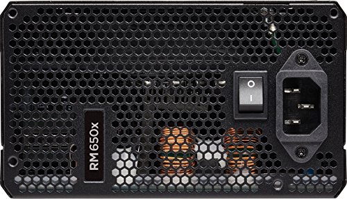 Corsair RM650x - Fuente de alimentaci  n  Totalmente Modular  80 Plus Gold  650 W  EU  Negro