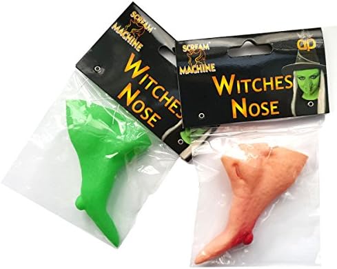 VALUE TWIN PACK Spooky Pair of Witches Fancy Dress Accessory Noses