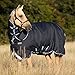 Produktbild Horseware Amigo Bravo 12 Plus heavy mit Halsteil navy with blue NEU 3 Bauchgurte (165)