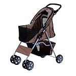 PawHut-Passeggino-per-Cani-Carrello-per-Animali-Domestici-Carrello-Carrozzina-75-x-45-x-97cm-caff