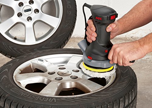 Skil Multi-Stripper 8100 AC, 550 W, 125 mm Pad, 1 Fleecescheibe, 1 Velcroscheibe, 1 Polierscheibe, 240er Schleifpapier, 1,9 kg - 3