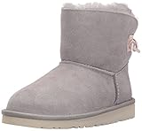  UGG - Botas de Piel Vuelta Niñas, Gris (Gris), 30