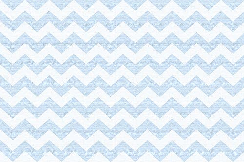 viniliko Carpet, Vinyl, Blue and White, 66 x 100 x 3 cm