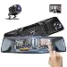 Produktbild AKASO Rückspiegel Dual Dashcam Spiegelkamera, Autokamera Dual Lens mit 7" 1080P FHD Touchscreen, Nachtsicht, G-Sensor, Parkmonitor, 32 GB SD-Karte, Wasserdichte Frontkamera Rückfahrkamera (DL7)